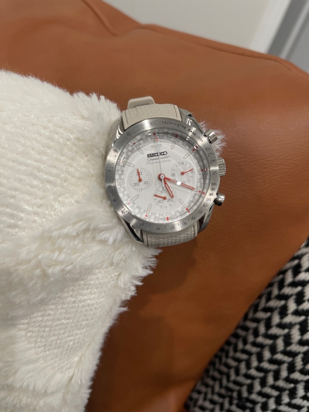 Seiko Chronograph Tachymeter Base 1000 Sports Mens Watch